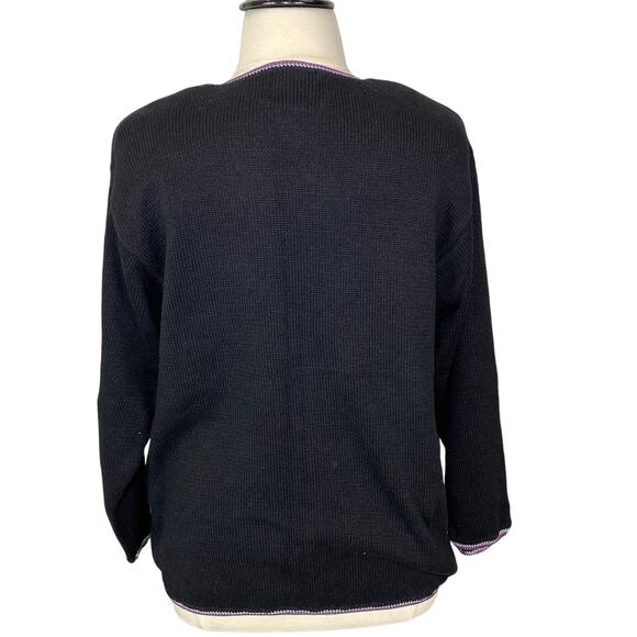 Vintage Heirloom Collectables Embroidered Floral Cardigan Plus Size Women 26-28 - Picture 4 of 11